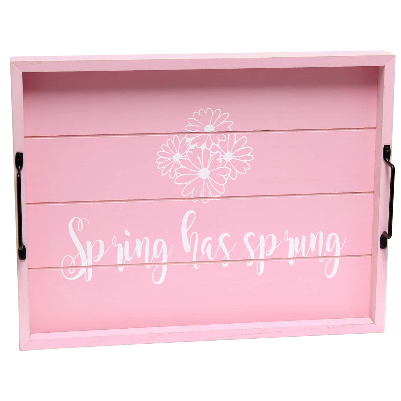 Elegant Designs™ 15.5" Spring has Sprung Serving Tray with Handles